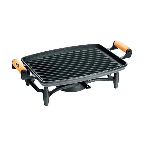 Rechaud 2 Mil Grill 330x250 Alça Madeira