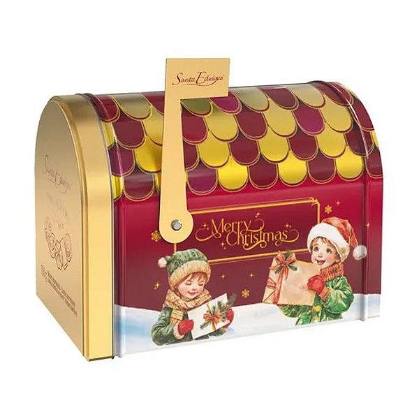 Lata Mail Box com Butter Cookies Santa Edwiges 150g