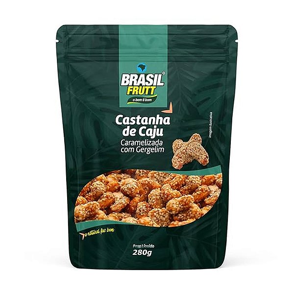 Castanha de Caju Caramelizada Brasil Frutt 280g