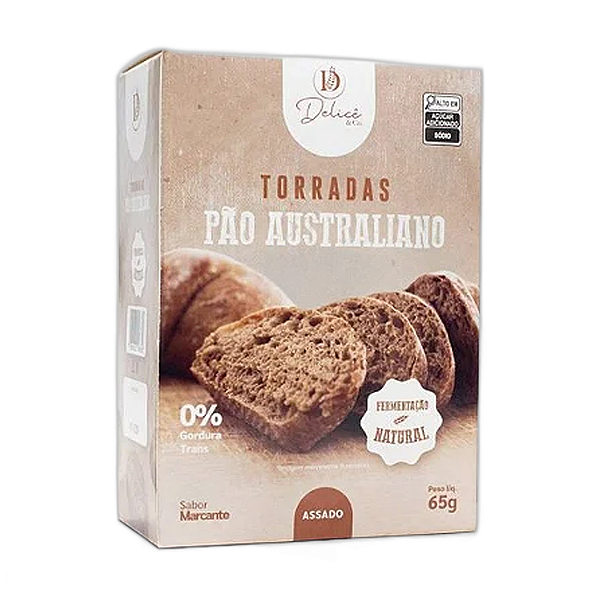 Torradas de Pao Australiano Delice 65g