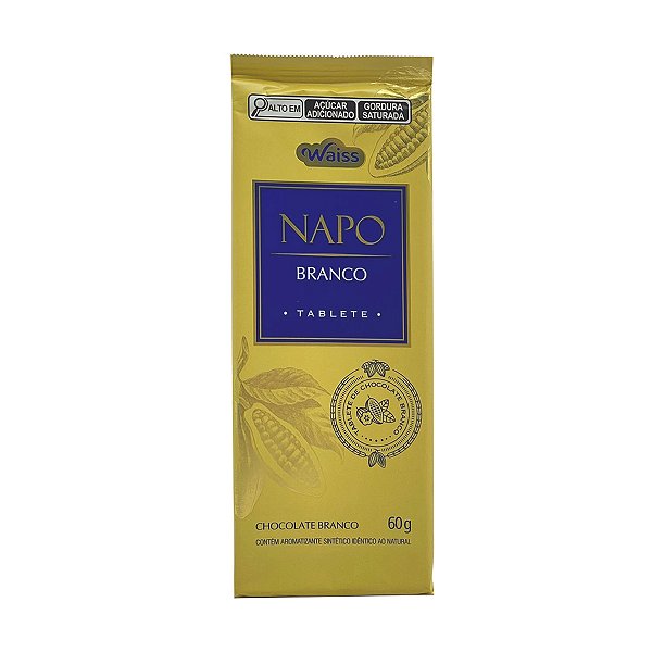 Chocolate Napo Branco Waiss 60g