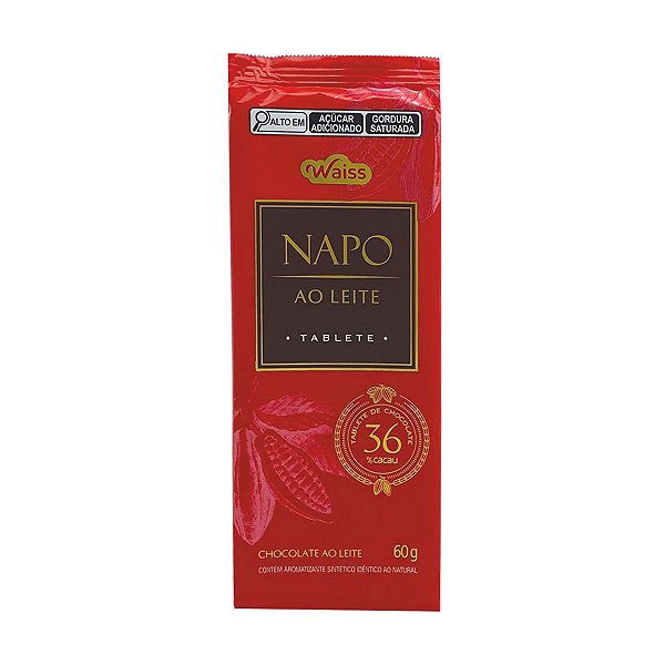 Chocolate Napo ao Leite Waiss 60g