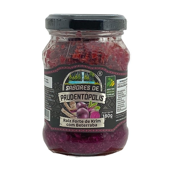 Raiz Forte de Krim com Beterraba Sabores de Prudentopolis 180g