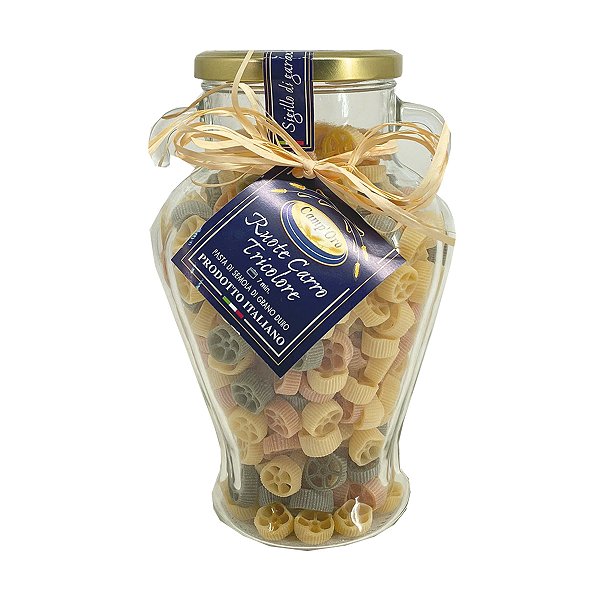 Massa Ruote Carro Tricolore em Vaso Camp'Oro 500g