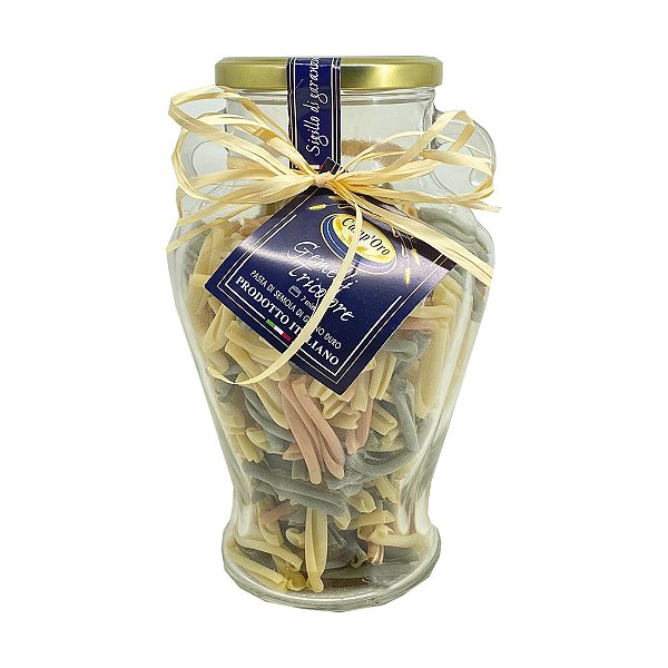 Massa Gemelli Tricolore em Vaso Camp'Oro 500g