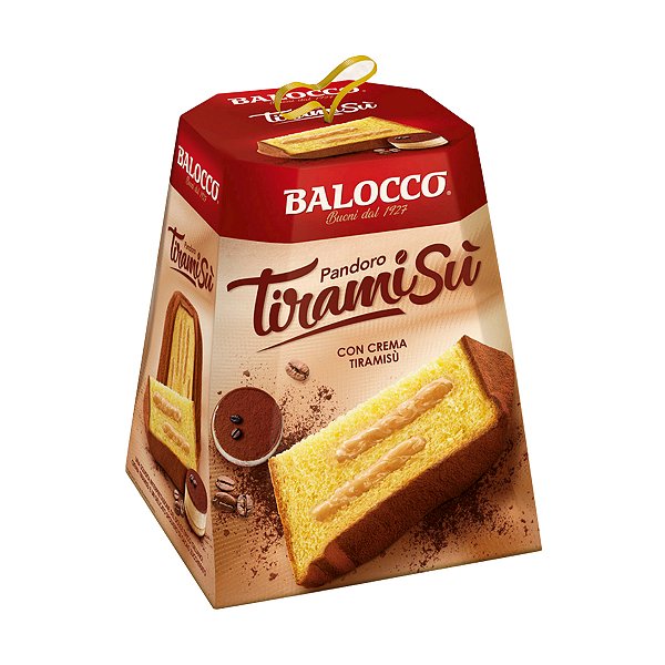 Pandoro com Creme de Tiramisu Balocco 800g