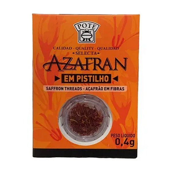 Açafrão Espanhol em Pistilho Pote 0,4g
