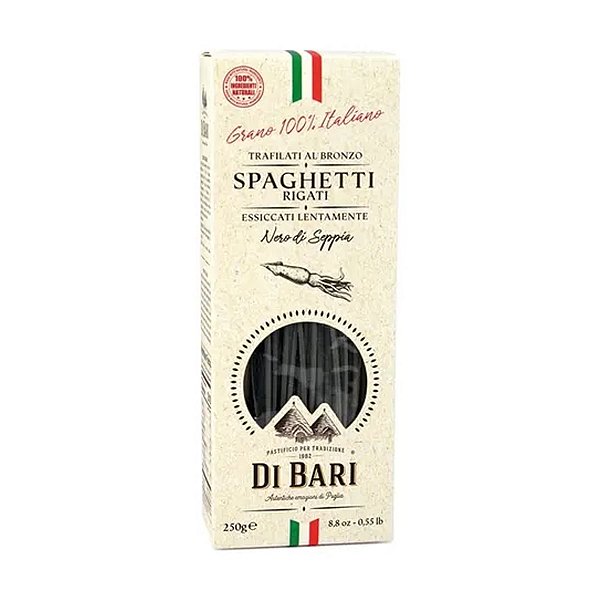 Massa Spaghetti al Nero di Seppia Di Bari 250g
