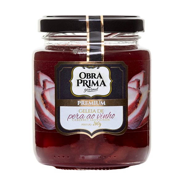 Geleia de Pera ao Vinho Obra Prima 260g