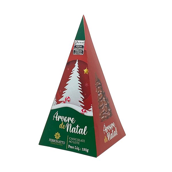 Arvore Natal de Chocolate ao Leite Ferronatto 120g