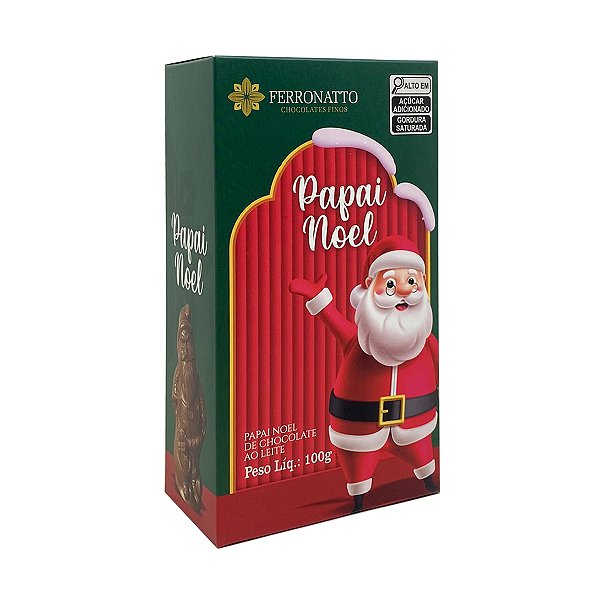 Papai Noel de Chocolate ao Leite Ferronatto 100g