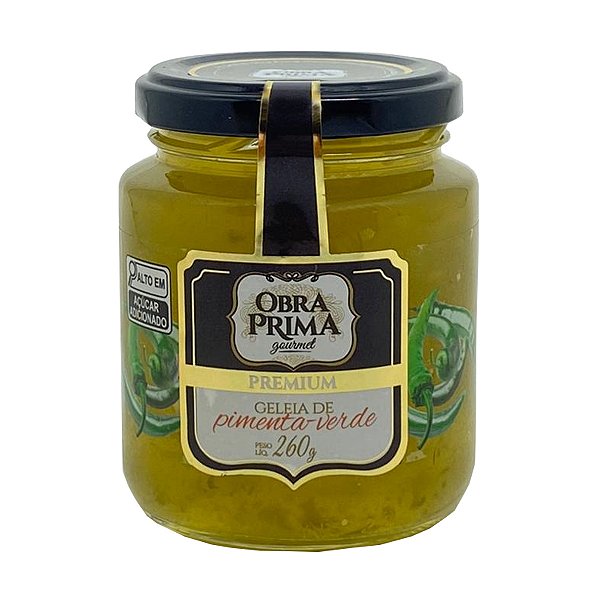 Geleia de Pimenta Verde Obra Prima 260g