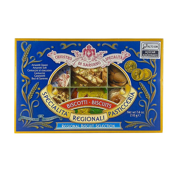 Biscoito Sortido Chiostro di Saronno 210g