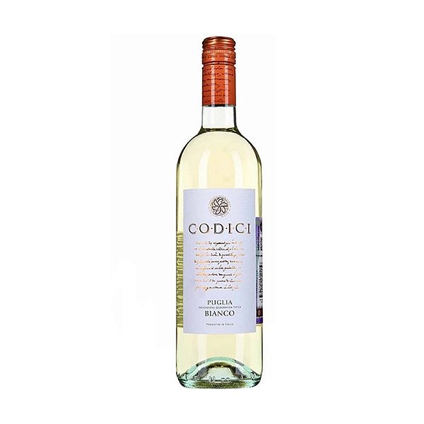 Vinho Branco Meio Seco Codici Puglia 750ml