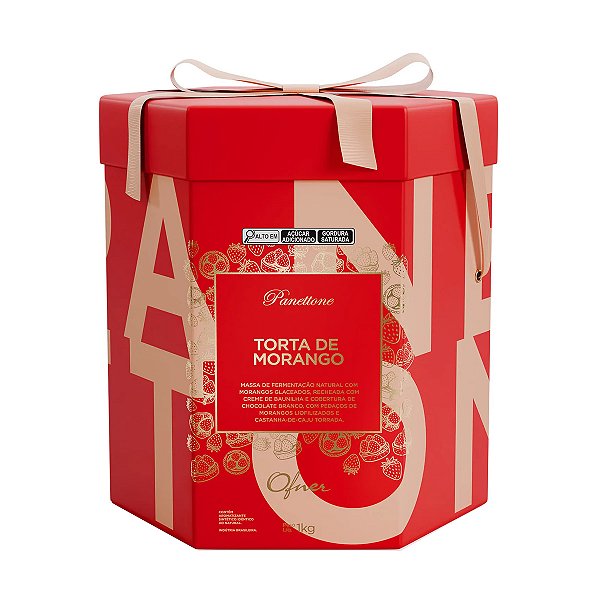 Panettone Torta de Morango Ofner 1kg