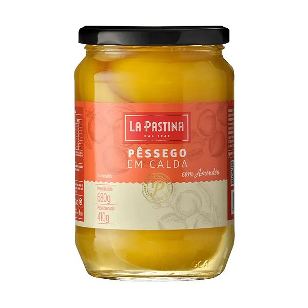 Pessego em Calda La Pastina 410g