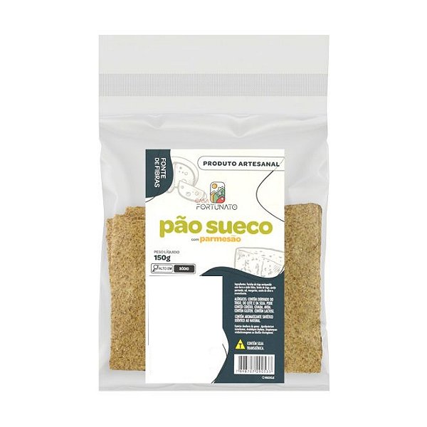 Pao Sueco com Parmesao Casa Fortunato 150g