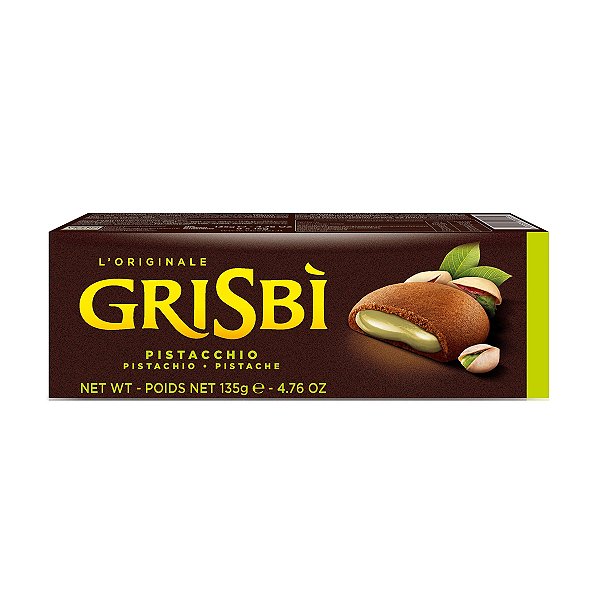 Biscoito Recheado com Creme de Pistache Grisbi Vicenzi 135g