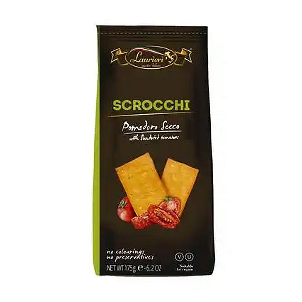Biscoito Scrocchi com Tomate Seco Laurieri 175g