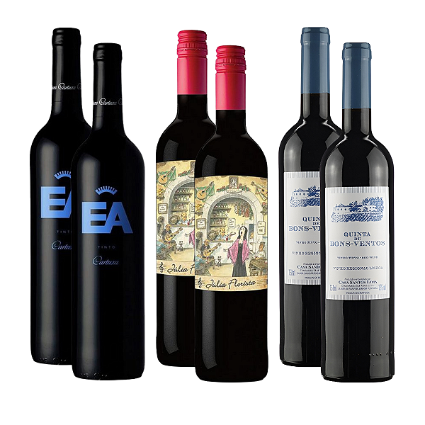 Kit 6 Vinhos Portugueses Tintos Clássicos