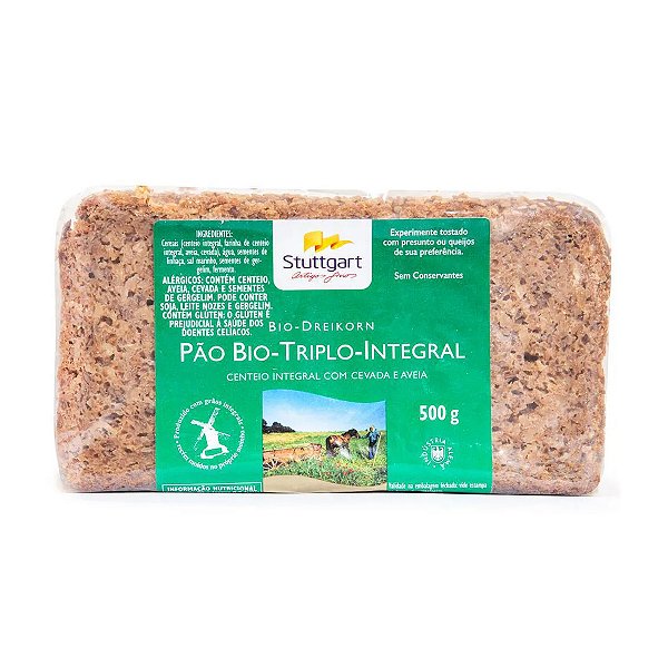 Pao Bio-Triplo Integral Stuttgart 500g