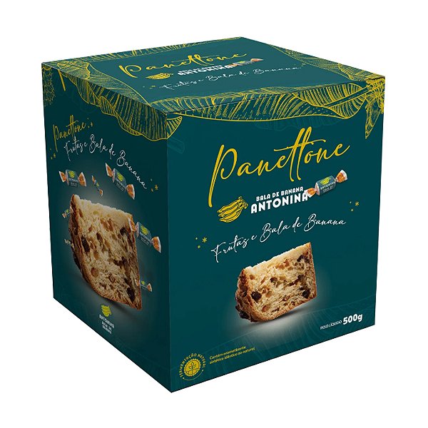 Panettone com Frutas e Bala de Banana Antonina 500g