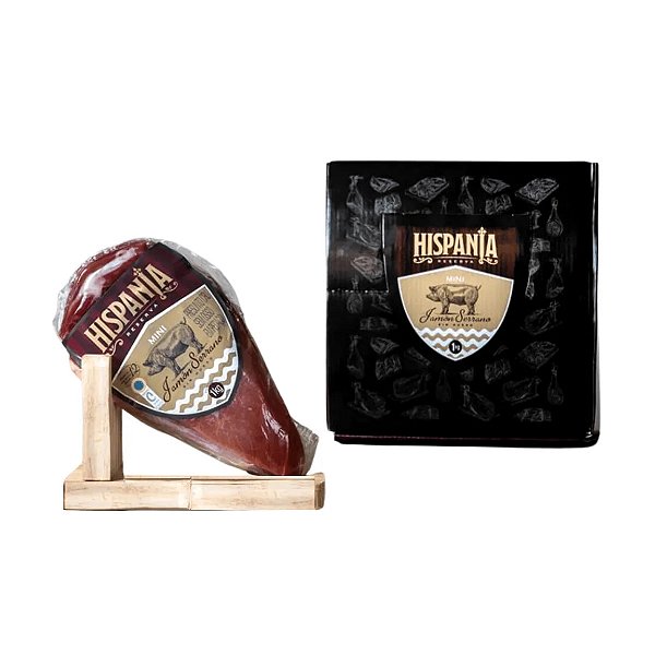 Kit Mini Jamon Serrano Hispania com Suporte + 1 Faca Tramontina