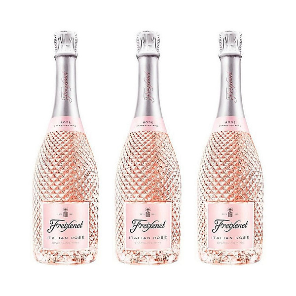 Kit 3 Espumantes Freixenet Italian Rosé 750ml #desconto