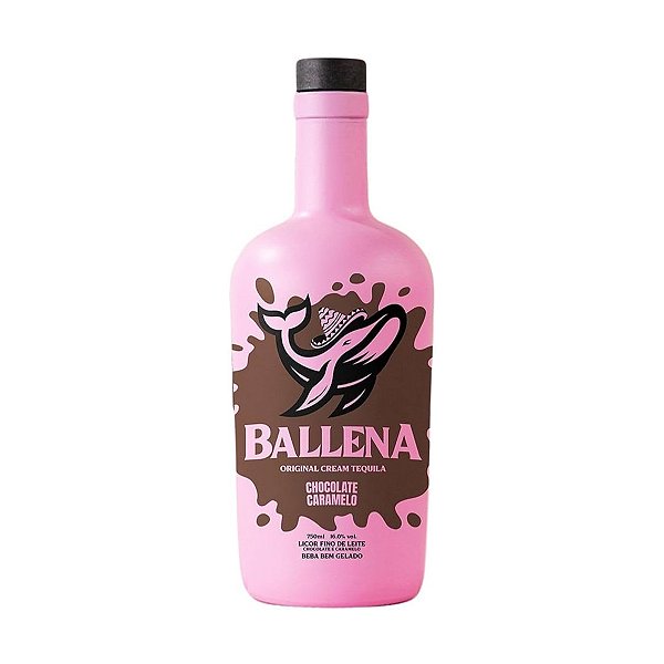 Licor de Chocolate e Caramelo Ballena 750ml