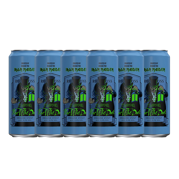 Kit 6 Cervejas Robinsons Trooper Fear Of The Dark 500ml