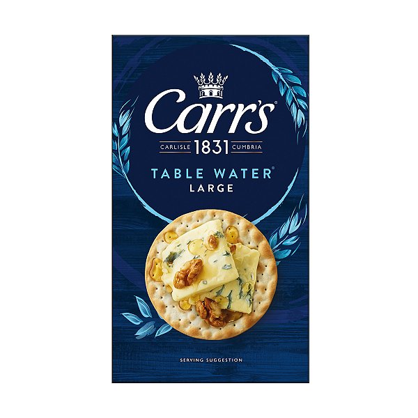Biscoito Agua e Sal Table Water Large Carr's 200g
