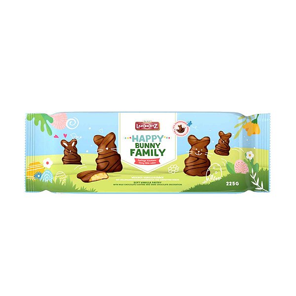 Mini Bolos Happy Bunny Family Lambertz 225g
