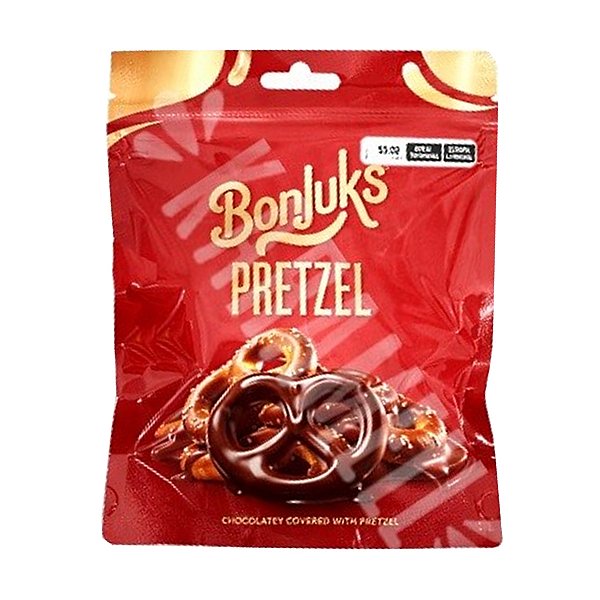 Mini Pretzel com Chocolate Bonjuks 50g