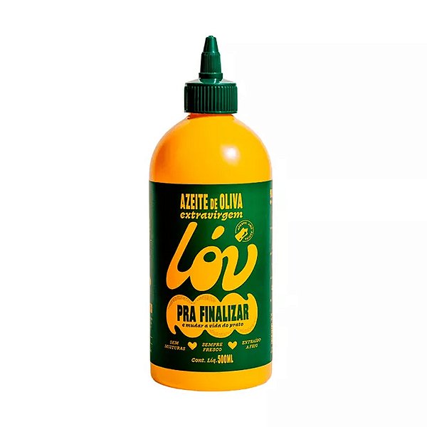 Azeite de Oliva Extra Virgem para Finalizar Acidez 0,3% Lov 500ml
