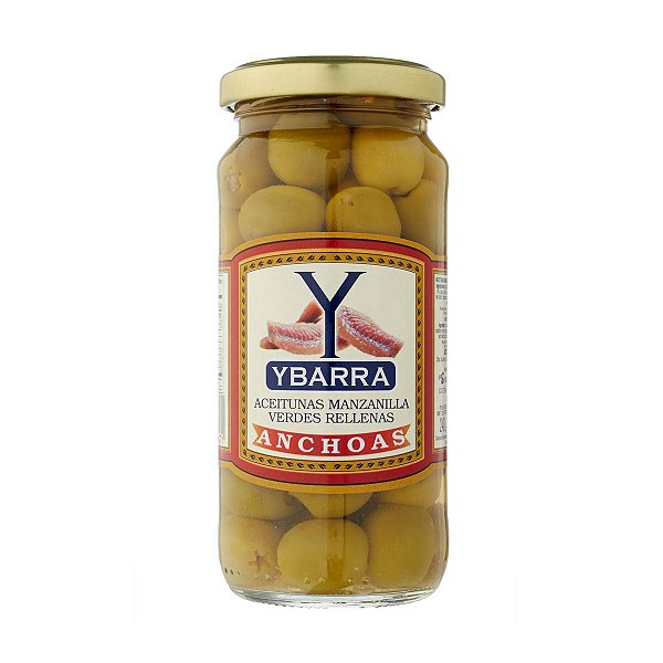 Azeitonas Recheadas com Anchova Ybarra 142g