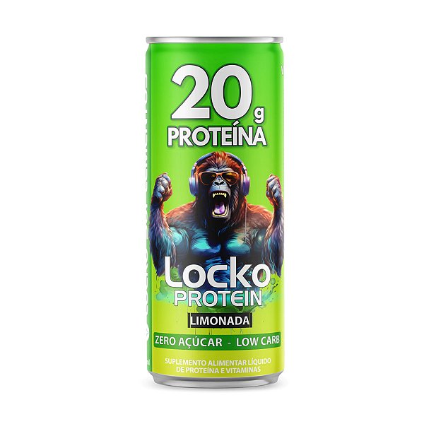 Bebida Locko Protein Limonada Zero Açúcar 350ml