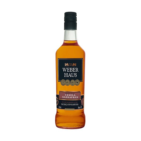 Cachaça Weber Haus Envelhecida em Canela Sassafrás 700ml