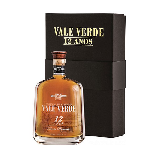 Cachaça Extra Premium 12 anos Edição Presente Vale Verde 700ml
