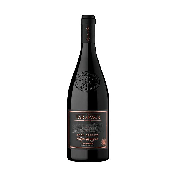 Vinho Tarapacá Gran Reserva Etiqueta Negra Carmenere 750ml