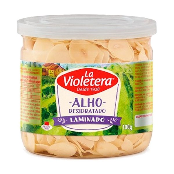 Alho Desidratado Laminado La Violetera 100g