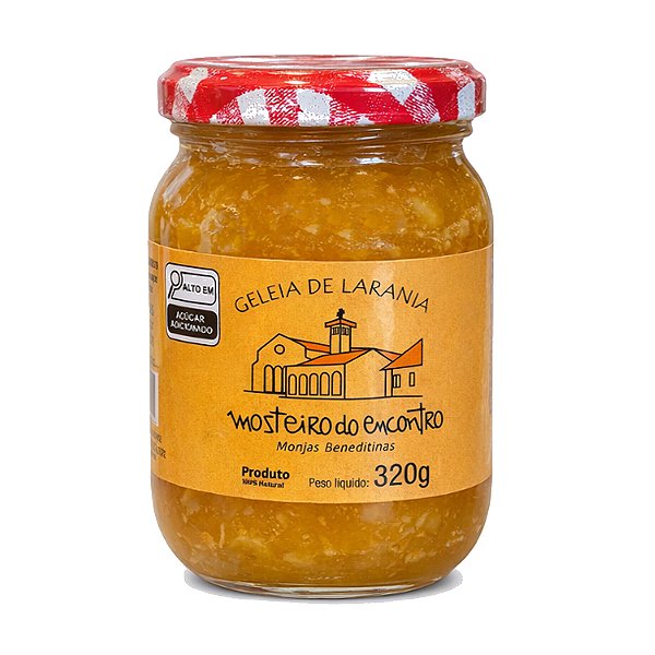Geleia de Laranja Monjas Beneditinas Mosteiro do Encontro 320g