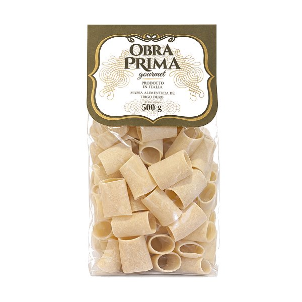 Massa Gourmet Paccheri Obra Prima 500g