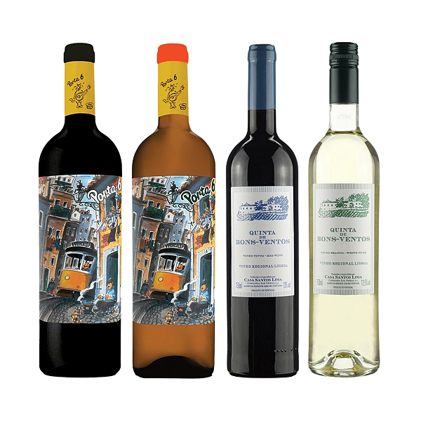 Kit 4 Vinhos Portugueses Versáteis – Tintos & Brancos