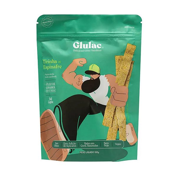 Tirinha de Espinafre Glulac 100g