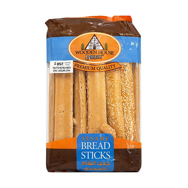 Palito de Pao com Gergelin Wooden House Bakery 250g