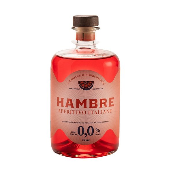 Aperitivo Italiano Hambre Zero Álcool 750ml
