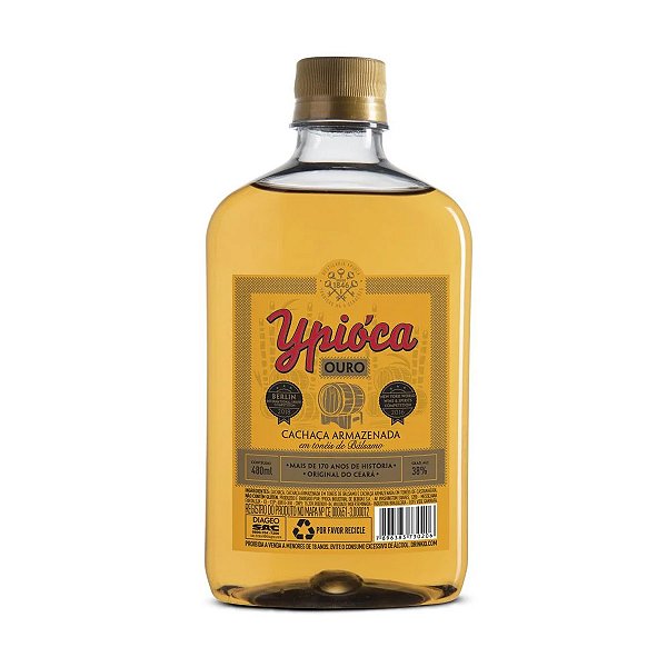 Cachaça Ypioca Ouro 480ml