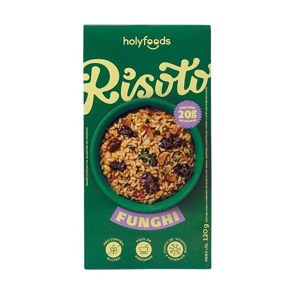 Risoto Funghi Holyfoods 120g