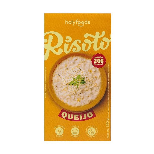 Risoto de Queijo Holyfoods 120g