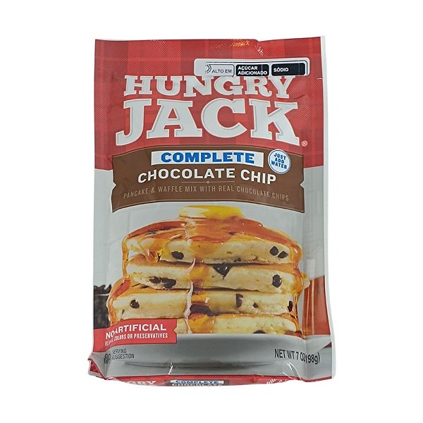 Mix de Panqueca com Gotas de Chocolate Hungry Jack 198g